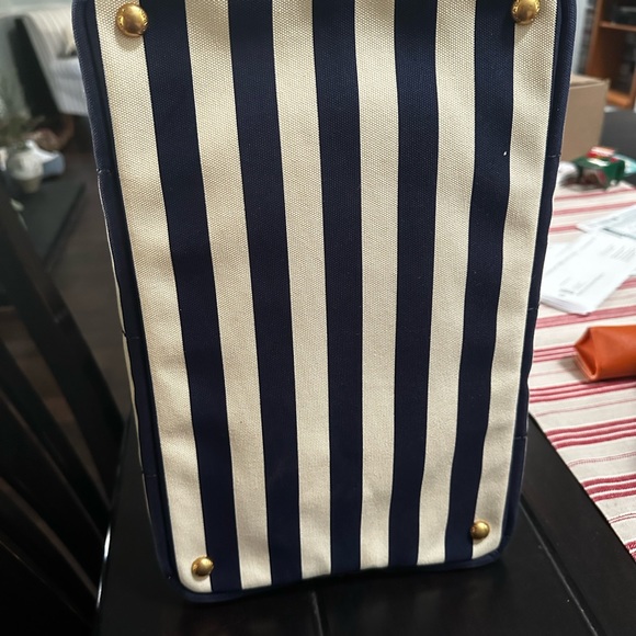 Prada Canapa large blue and white tote - Picture 8 of 9
